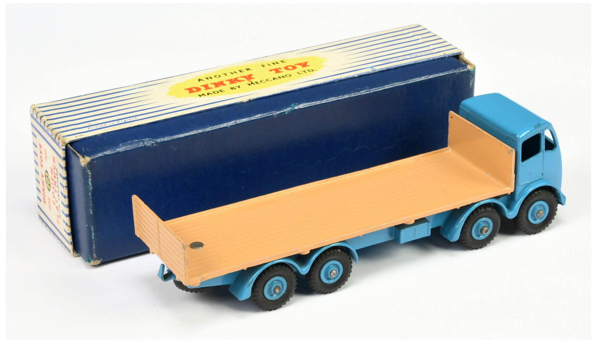 Dinky Toys 903 (503) Foden (type 2) Flat Truck With Tailboard - Mid-Blue cab, chassis and superto... - Image 2 of 2