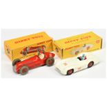 Dinky Toys 232 (23F) Alfa Romeo racing Car - red body and rigid hubs, silver grille (model has Su...