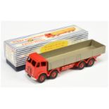 Dinky Toys 901 Foden (type 2) 8-Wheeled Diesel Wagon - Red cab, chassis and supertoy hubs with bl...