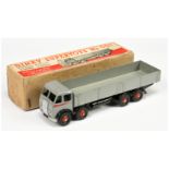 Dinky Toys 501 Foden (type 1) 8-wheel Diesel Wagon - Grey cab and back, black chassis, red side f...