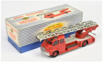 Dinky Toys 956 Turntable Fire Engine - Red including plastic hubs, silver trim and platform, chro...