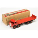 Dinky Toys 503 Foden (type 1) Flat Truck With Tailboard - Red Cab, back and rigid hubs with herri...