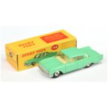 Dinky Toys 148 Ford Fairlane - Pale green, pale cream interior, silver trim and spun hubs 