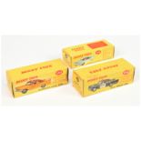 Dinky Toys Empty boxes A Group - (1) 258 "USA Police" Car, (2) 265 Plymouth "USA Taxi", and (3) 4...