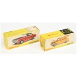 Dinky Toys Empty boxes A pair - (1) 166 Renault R16 Saloon and (2) French dinky Toys 1420 Opel Co...