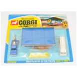 Corgi Toys Juniors 3009 Service Station Set To Include 3 X Vehicles (1) NSU RO80 - Purple with bl...