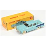 Dinky Toys 179 Studebaker President Sedan - Light blue, dark blue rear side flashes, silver trim ...