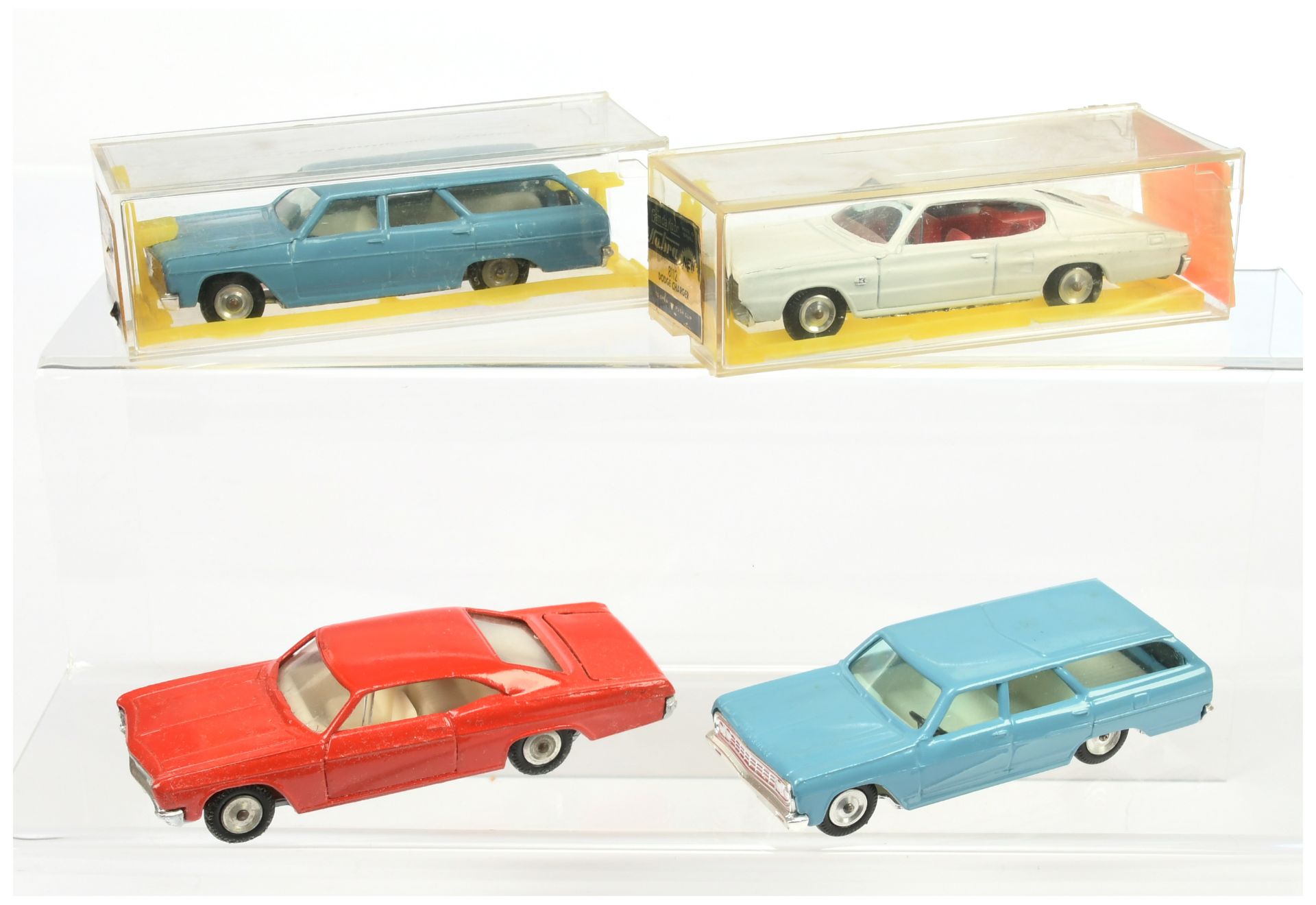 Sabra (Cragstan) Group Of To Include (1) Chevrolet Impale - Red, (2) Chevelle Station Wagon - dra...