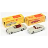 Dinky Toys 194 Bentley Coupe - Grey body, maroon interior with figure, chrome trim and spun hubs ...