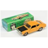 Gama 995 (1/43rd) Ford Taunus Coupe - Drab yellow with black bonnet and interior, chrome trim and...