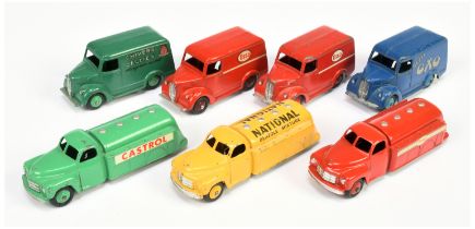 Dinky Toys  Unboxed Group  To Include 4 X Trojan Vans "Beefy OXO", "ESSO" Plus others, 3 X Studeb...