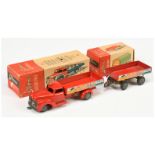 Tekno 750 Dodge "Sand & Gravel"  Delivery Truck - Red including back, chrome trim with 749 Matchi...