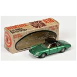 Mebetoys A18 Alfa Romeo Duetto Spyder - Green with black hood, brown interior, chrome trim and ca...