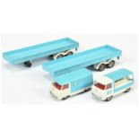 Corgi Toys "CO OP" Group To Include (1) Commer Delivery Truck - White and blue with red interior ...