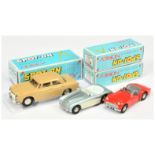 Triang Spot On (Norev Editions) A Group Of 3 - (1) 105 Austin Healey Two-Tone Silver and cream, (...