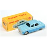 Dinky Toys 162 Ford Zephyr Saloon - Two--Tone blue body, grey rigid hubs and silver trim 