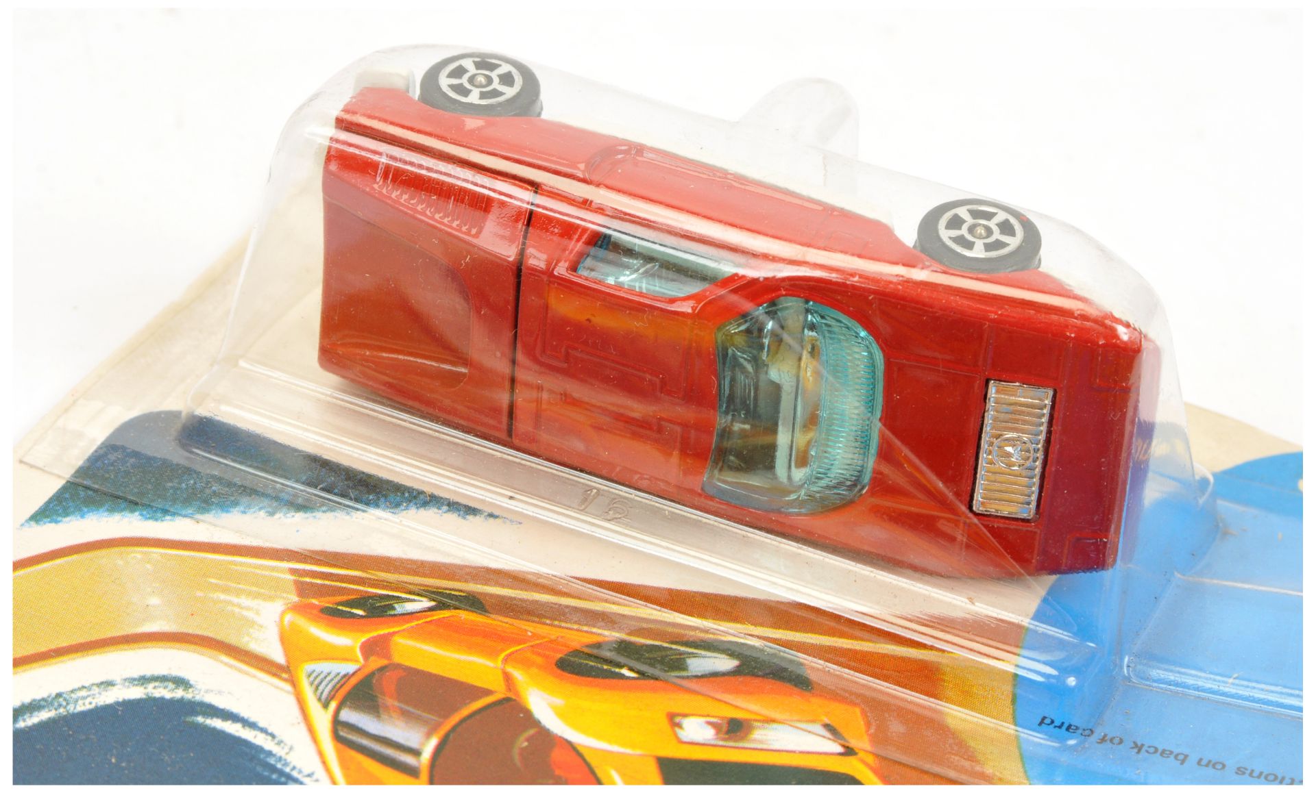 Corgi Toys Rockets D909 Mercedes C111 - Red Body, white base, chrome interior, blue windows with ... - Bild 3 aus 3