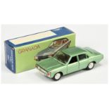 Gama 997 (1/43rd) Ford Granada - Metallic light Green, black interior, silver trim, chrome bumper...