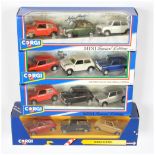 Corgi 3-Piece Mini Sets group Of 4 To include (1)94171 "The Italian Job" , (2) 97315 Specials edi...