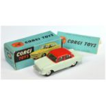 Corgi Toys 207 Standard Vanguard Saloon - Two-Tone - Very pale green with red upper, silver trim ...