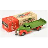 Tekno  740 Dodge Truck  - Green cab and back, red chassis, chrome trim - Good Plus to Excellent i...