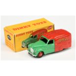 Dinky Toys 470 Austin Shell/BP" - Two-Tone Green and red including rigid hubs, silver trim