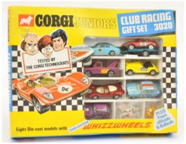 Corgi Toys Juniors 3020 "Club Racing" Gift Set To Include 7 Pieces- Ford Capri (Rare Un-Listed Co...