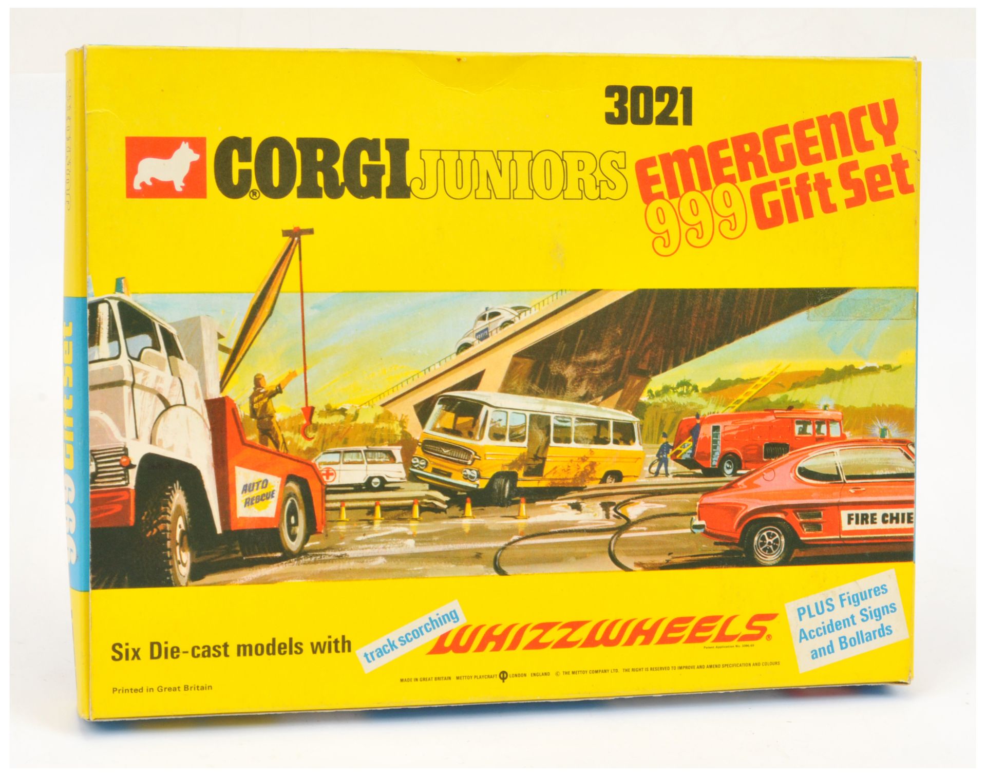 Corgi Toys Juniors 3021 "Emergency 999" Gift Set To Include 6 Pieces - Ford Holmes Wrecker, Ford ... - Image 2 of 2