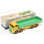 Dinky Toys 934 Leyland Octopus Wagon  - Yellow cab and chassis, mid-green open back and flashes, ...