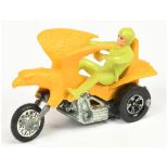 Mattel Hot Wheels RRRumblers - Bold Eagle - Yellow body with lime green rider (without Guide) -