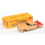 Dinky Toys 169 Studebaker Golden Hawk - Deep beige body with red back, side flashes and rigid hub...