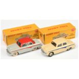 Dinky Toys 176 Austin A105 Saloon - Grey including rigid hubs with white treaded tyres, red roof ...