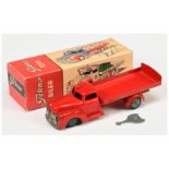 Tekno  Dodge "Flack Zonen" - Red body and back, chrome trim - Fair with REPRODUCTION box 