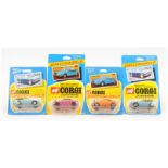 Corgi Toys Juniors Group Of 4 To Include (1) 12 Reliant Scimitar GTE - Steel Blue body, amber win...