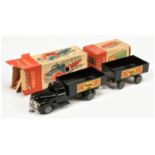 Tekno  Dodge "Coal & Coke"  Delivery Truck - Black including back, chrome trim with Matching Trai...