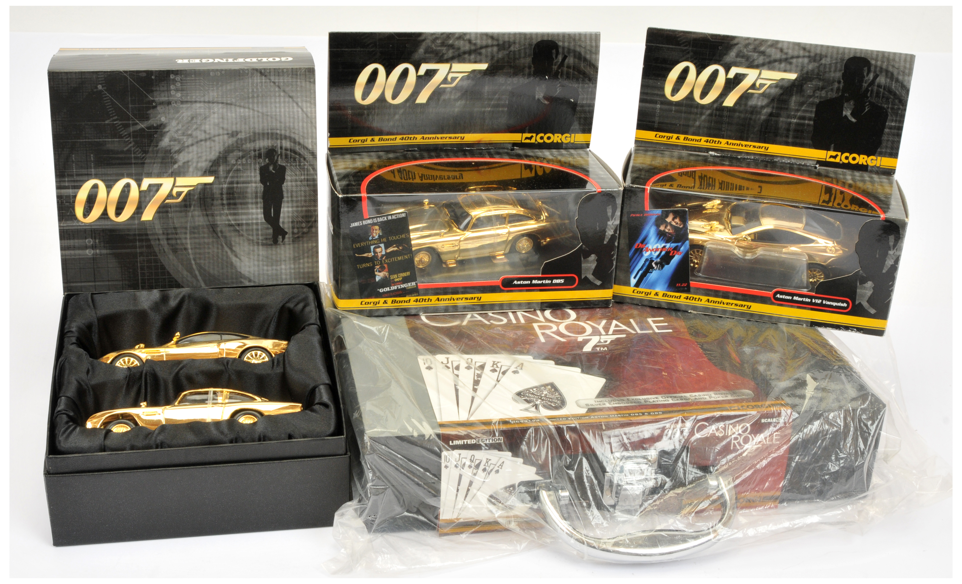 Corgi "James Bond" A Group Of  To Include (1) CC99194 "Casino Royale" Gift Set with casino Chips,...