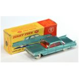 Dinky Toys 147 Cadillac 62 - Metallic Aqua body, red interior, silver trim and spun hubs with whi...