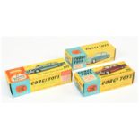 Corgi Toys Empty boxes  - (1) 210S Citroen DS19  (2) 247 Mercedes Pullman 600 and (3) 253 Mercede...