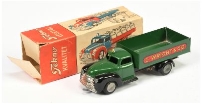 Tekno  738 Dodge "C,Wright & Co" Delivery Tipping truck - Green, black. chrome trim - Good Plus i...