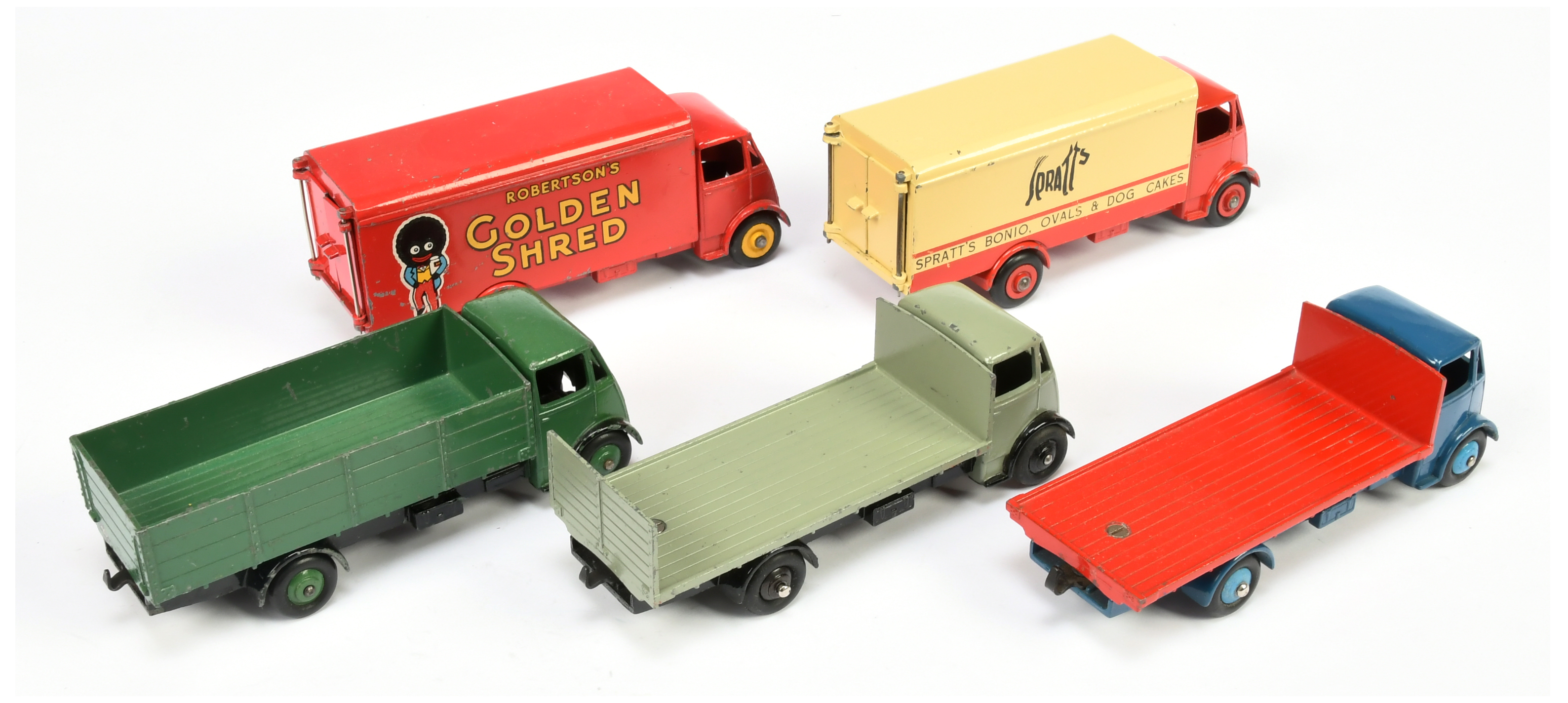 Dinky Toys Guy (type 1 & 2) Unboxed Group  To Include "Spratt's" Van,  Flat Bed With Tailboard, 4... - Image 2 of 2