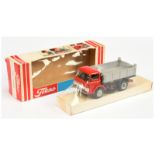 Tekno 914 Ford Series D Tipper - Red cab and chassis, grey back and hubs, black interior