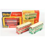 Dinky Toys Leyland Atlantean Bus Group (1) 292 "Ribble" - Two-Tone Off white and red including in...