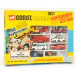 Corgi Toys Juniors 3021 "Emergency 999" Gift Set To Include 6 Pieces - Ford Holmes Wrecker, Ford ...