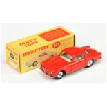 Dinky Toys 185 Alfa Romeo 1900 Super Sprint - Red, off white interior, silver trim and spun hubs