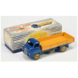 Dinky Toys 922 Big Bedford Lorry - Blue cab and chassis, yellow open back and supertoy hubs with ...