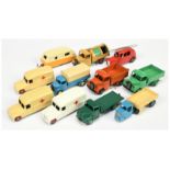 Dinky Toys  Unboxed Group  To Include Austin Covered Wagon - Mid-blue, lemon rigid hubs, Bedford ...