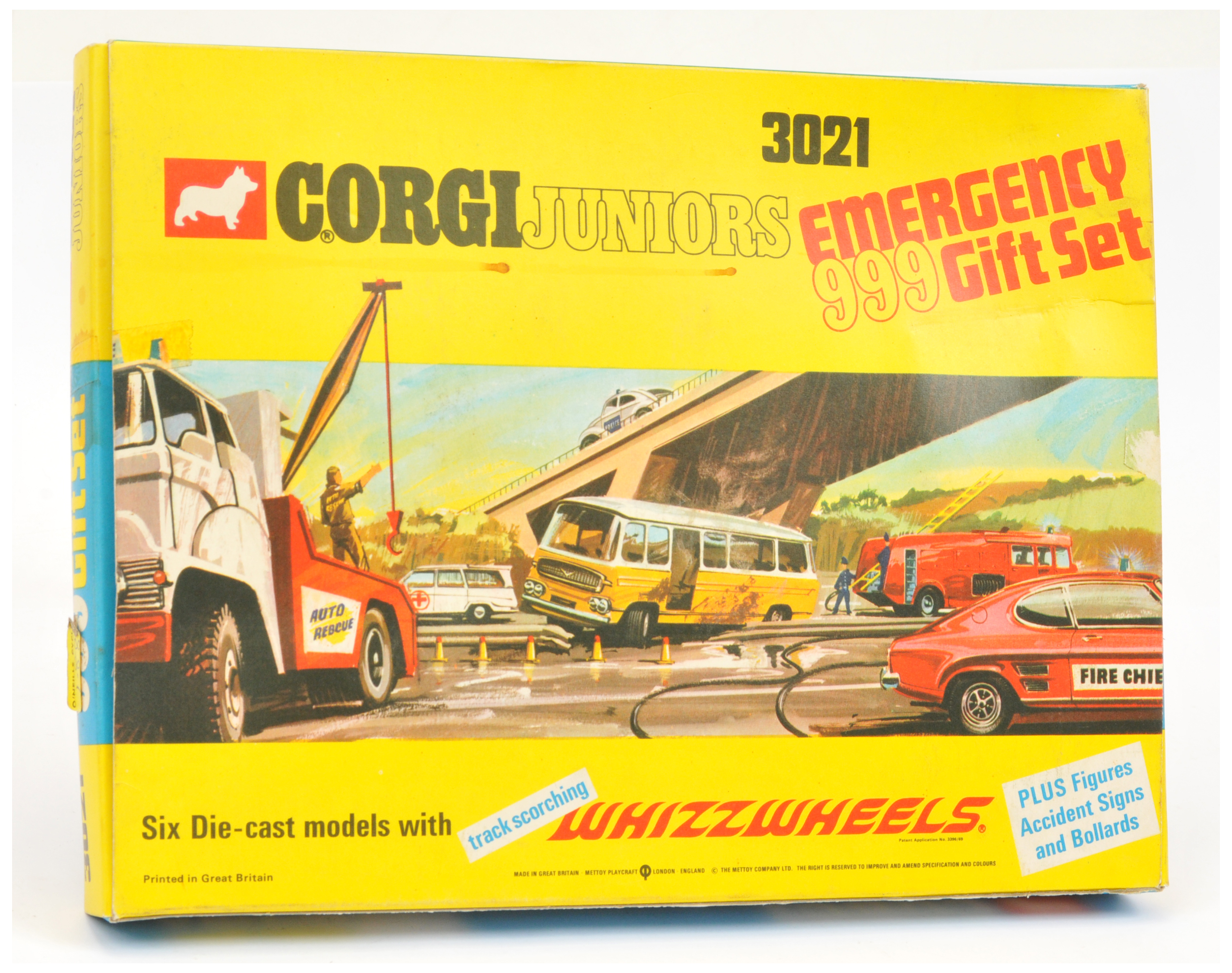 Corgi Toys Juniors 3021 "Emergency 999" Gift Set To Include 6 Pieces - Ford Holmes Wrecker, Ford ... - Image 2 of 2