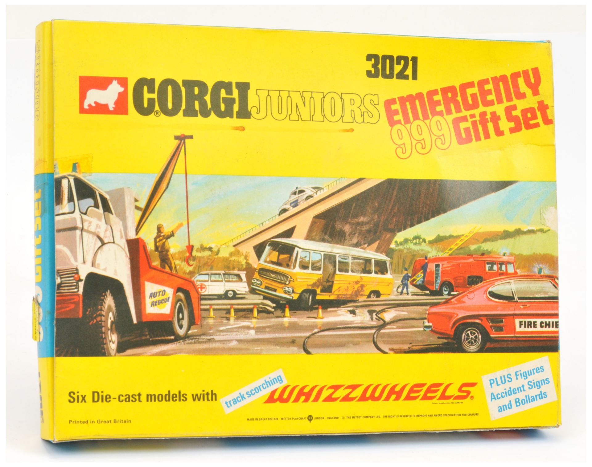 Corgi Toys Juniors 3021 "Emergency 999" Gift Set To Include 6 Pieces - Ford Holmes Wrecker, Ford ... - Bild 2 aus 2