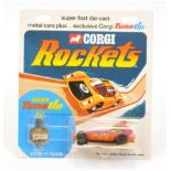 Corgi Toys Rockets D919 "Todd Sweeny's" Stock Car - Purple body, orange chassis, yellow interior ...