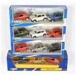 Corgi 3-Piece Mini Sets group Of 4 To include (1)94171 "The Italian Job" , (2) 97315 Specials edi...